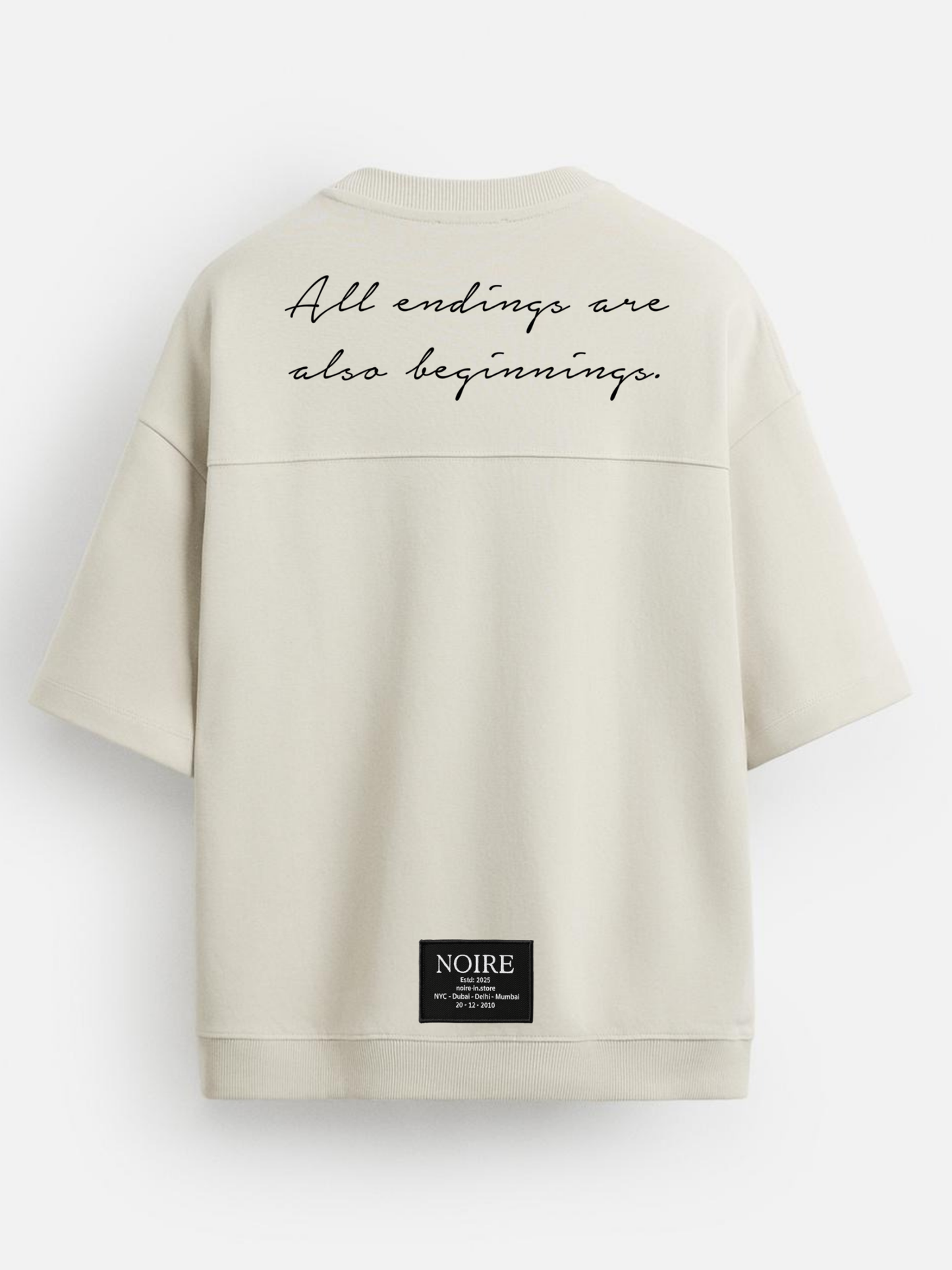 Can’t Wait For The End To Begin Ribbed T-Shirt