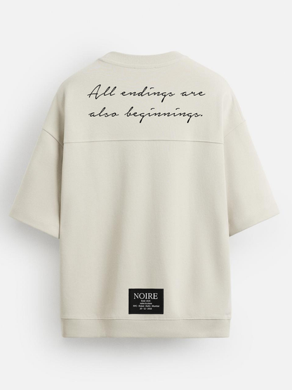 Can’t Wait For The End To Begin Ribbed T-Shirt