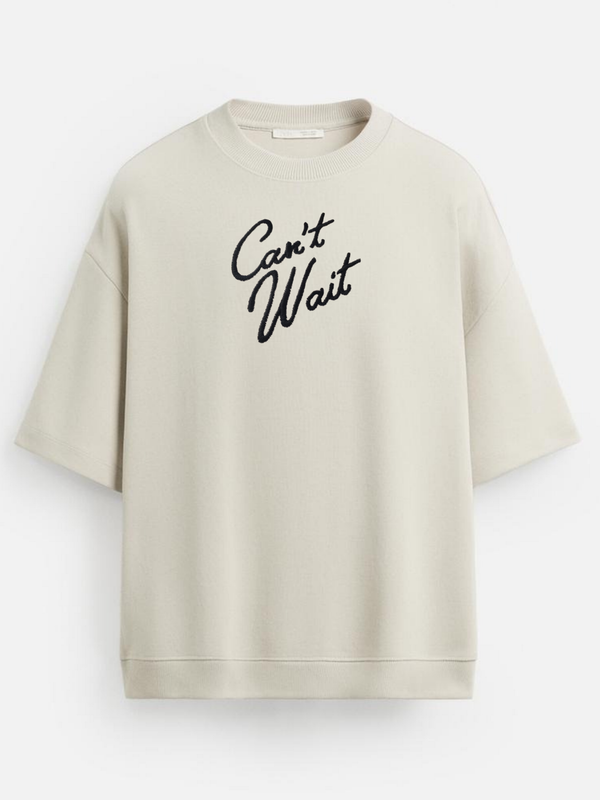 Can’t Wait For The End To Begin Ribbed T-Shirt
