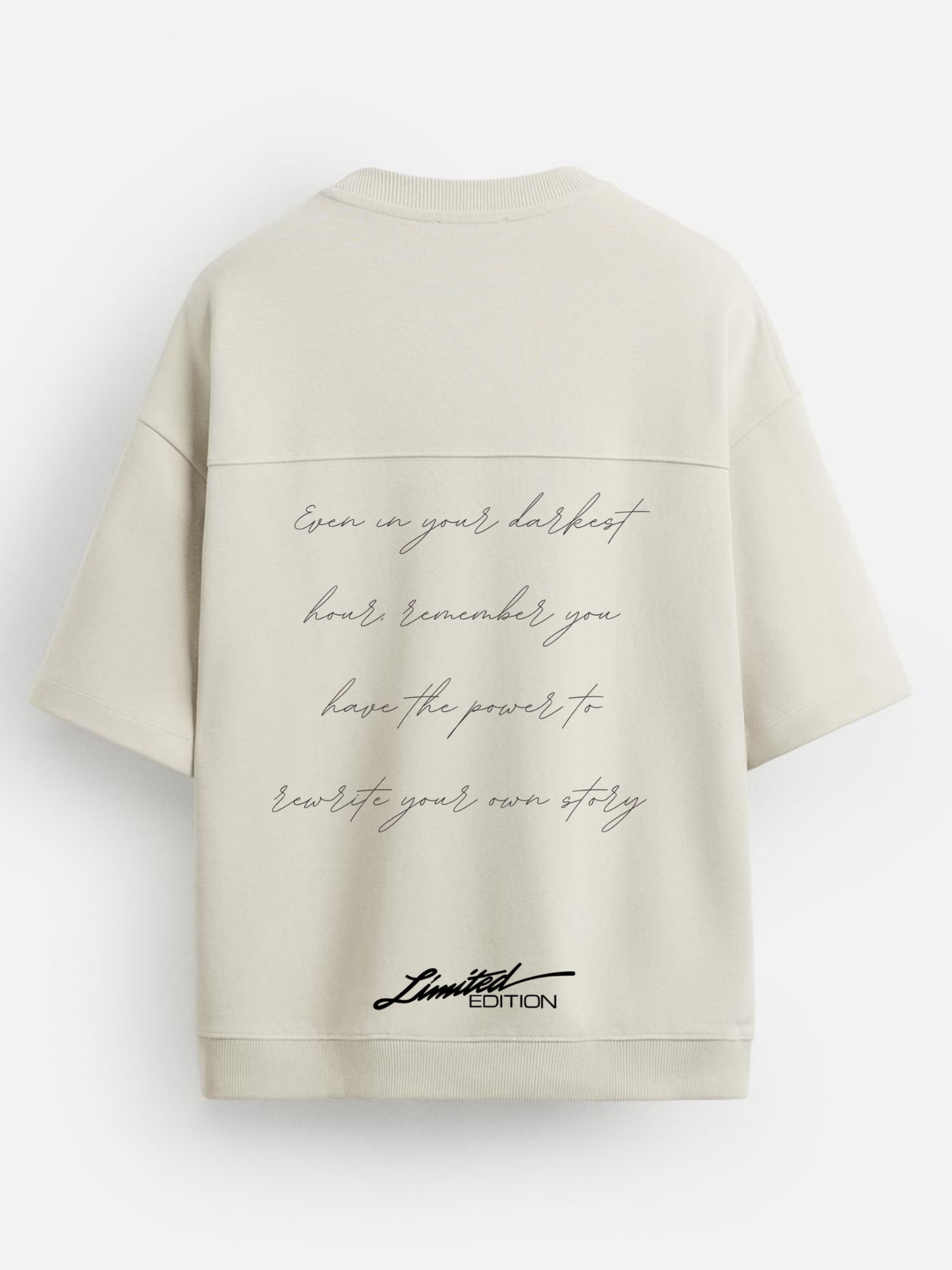 Chaos And A Quote Ribbed T-Shirt